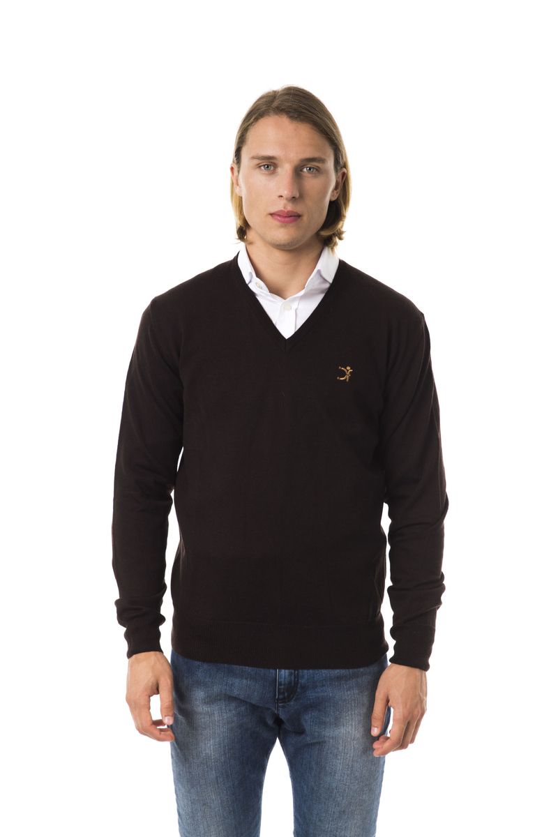 Herren Merino Wollpullover mit V-Ausschnitt