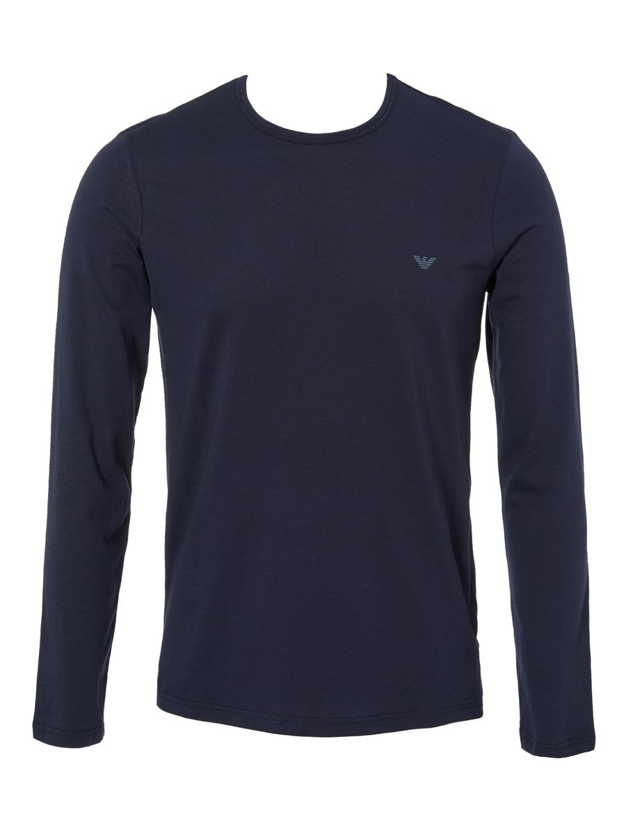 Klassisches, einfarbiges Langarmshirt