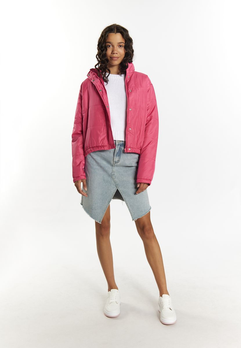 Gesteppter Blouson mit Stehkragen