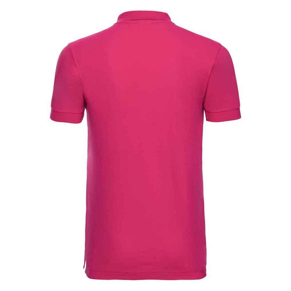 Körperbetontes Baumwoll-Stretch-Poloshirt