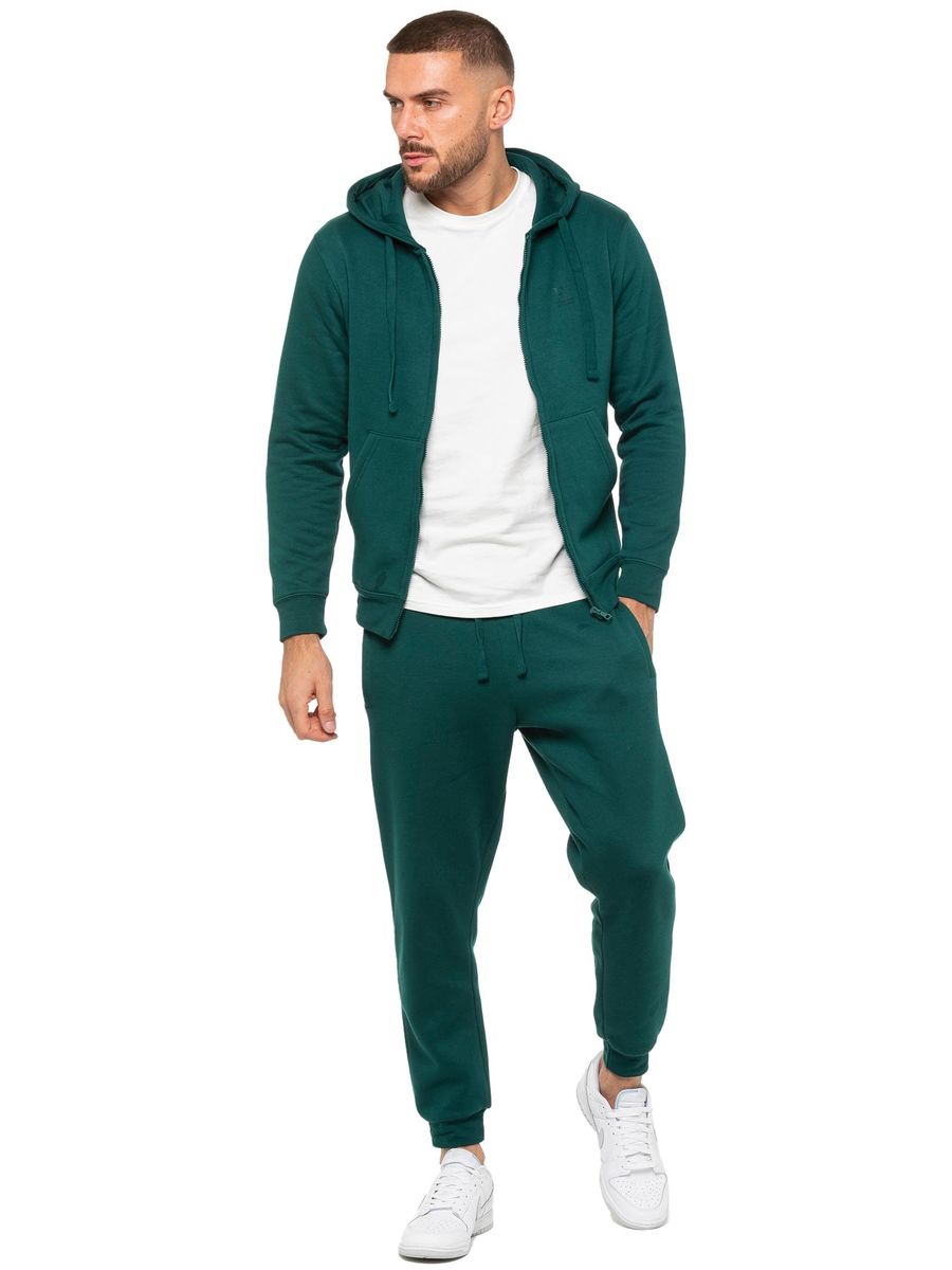 Herren Zip Hoodie Trainingsanzug Set