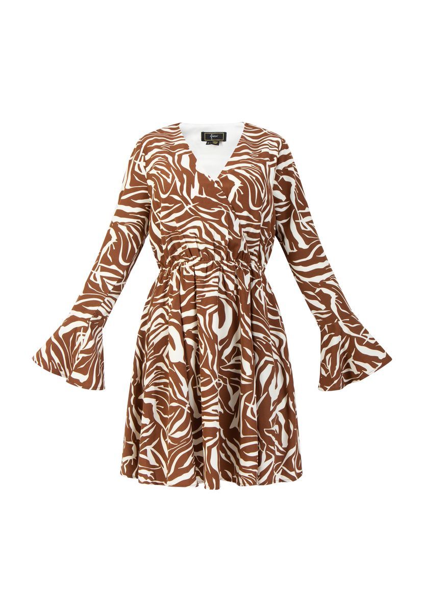 faina robe - imprimé zèbre sookie