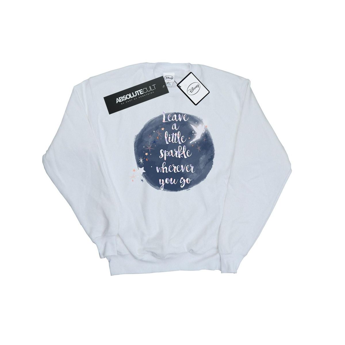 Tinker Bell Glitzer Grafik Sweatshirt
