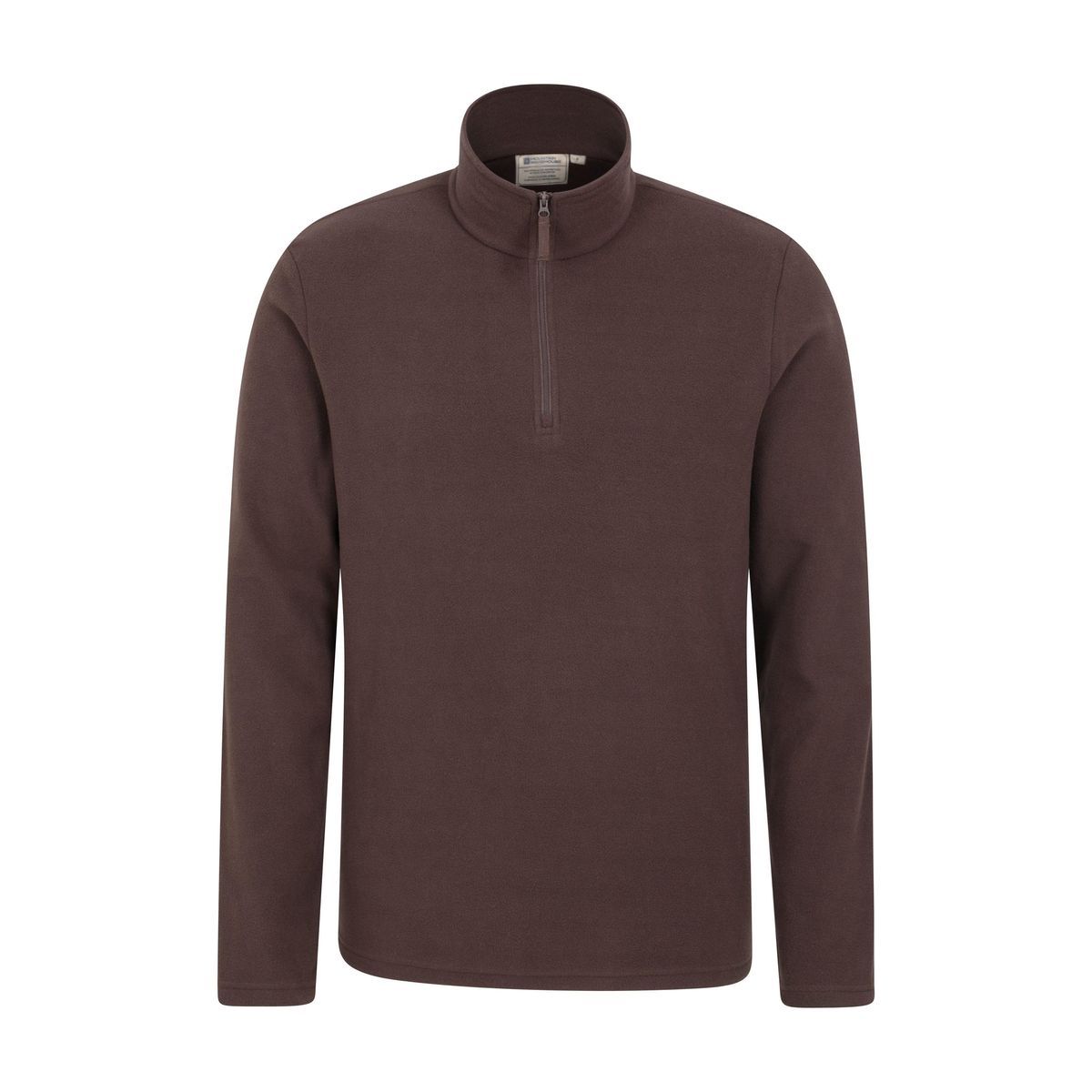 Herren Fleece-Pullover mit halbem Reißverschluss
