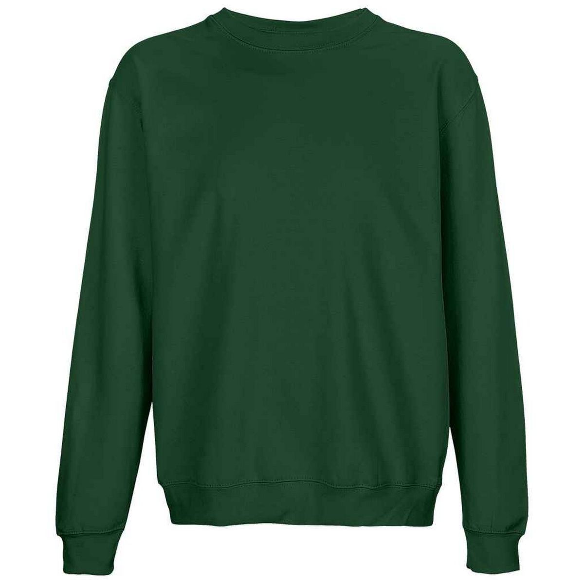 Unisex einfarbiges Sweatshirt mit Rundhalsausschnitt