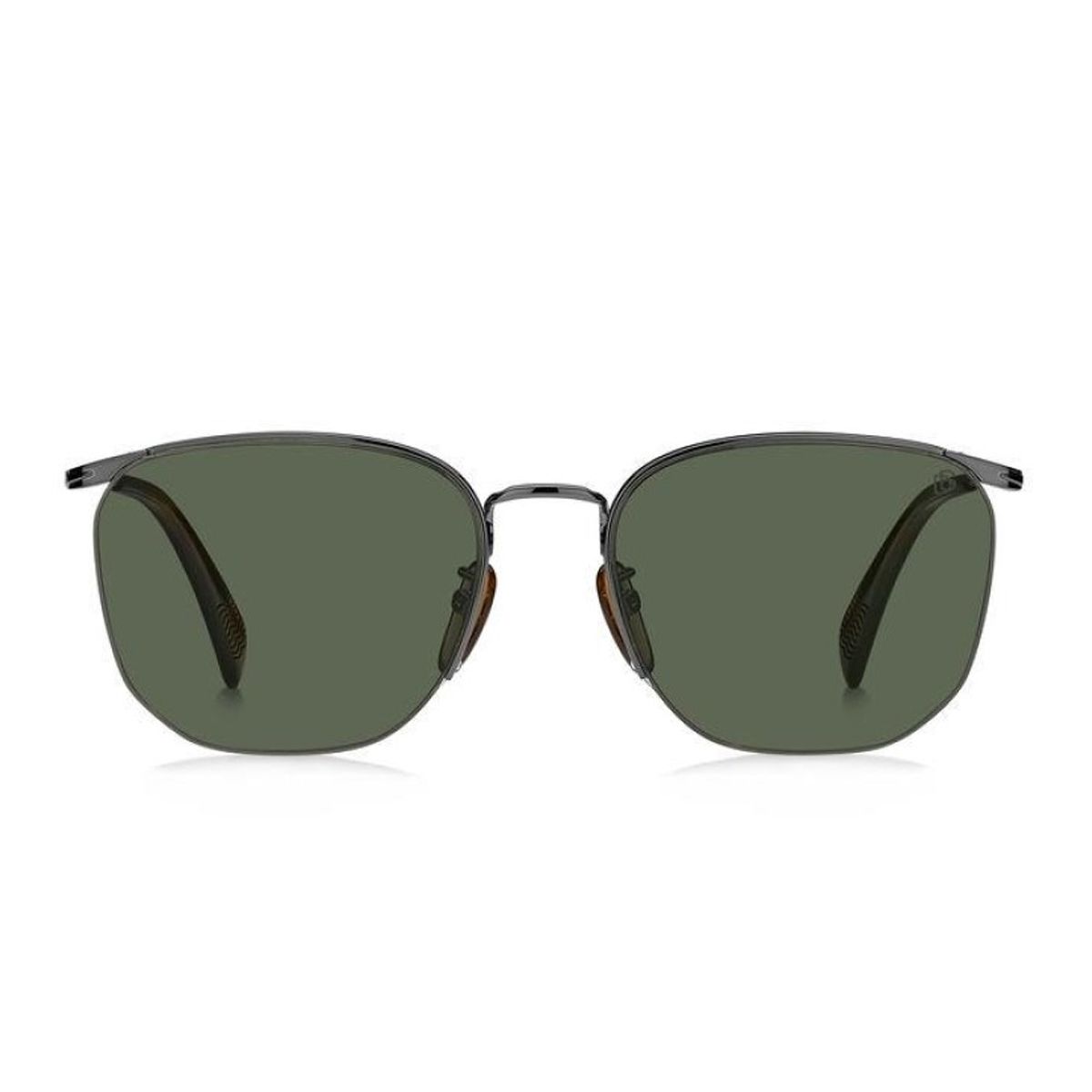 Quadratische Sonnenbrille mit Metallrahmen