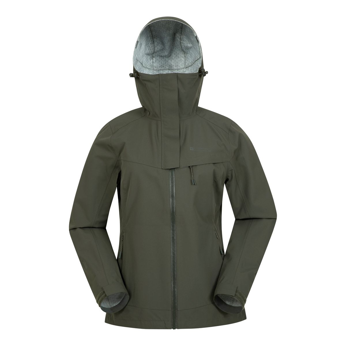 Mountain Warehouse - "Arlberg" Jacke, wasserfest 2,5 Lagen für Damen (Dunkel-Khaki)