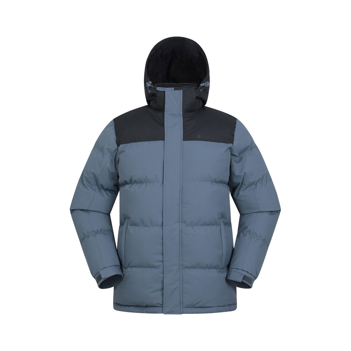 Mountain Warehouse Gefütterte Herrenjacke mit Snow Borg-Futter (Grau)