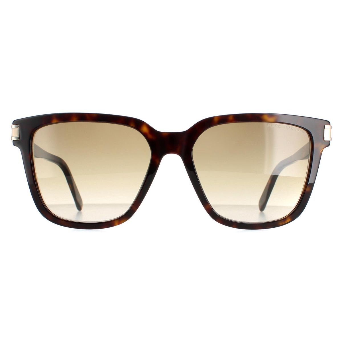 Quadratische Havana Braun Verlauf Sonnenbrille