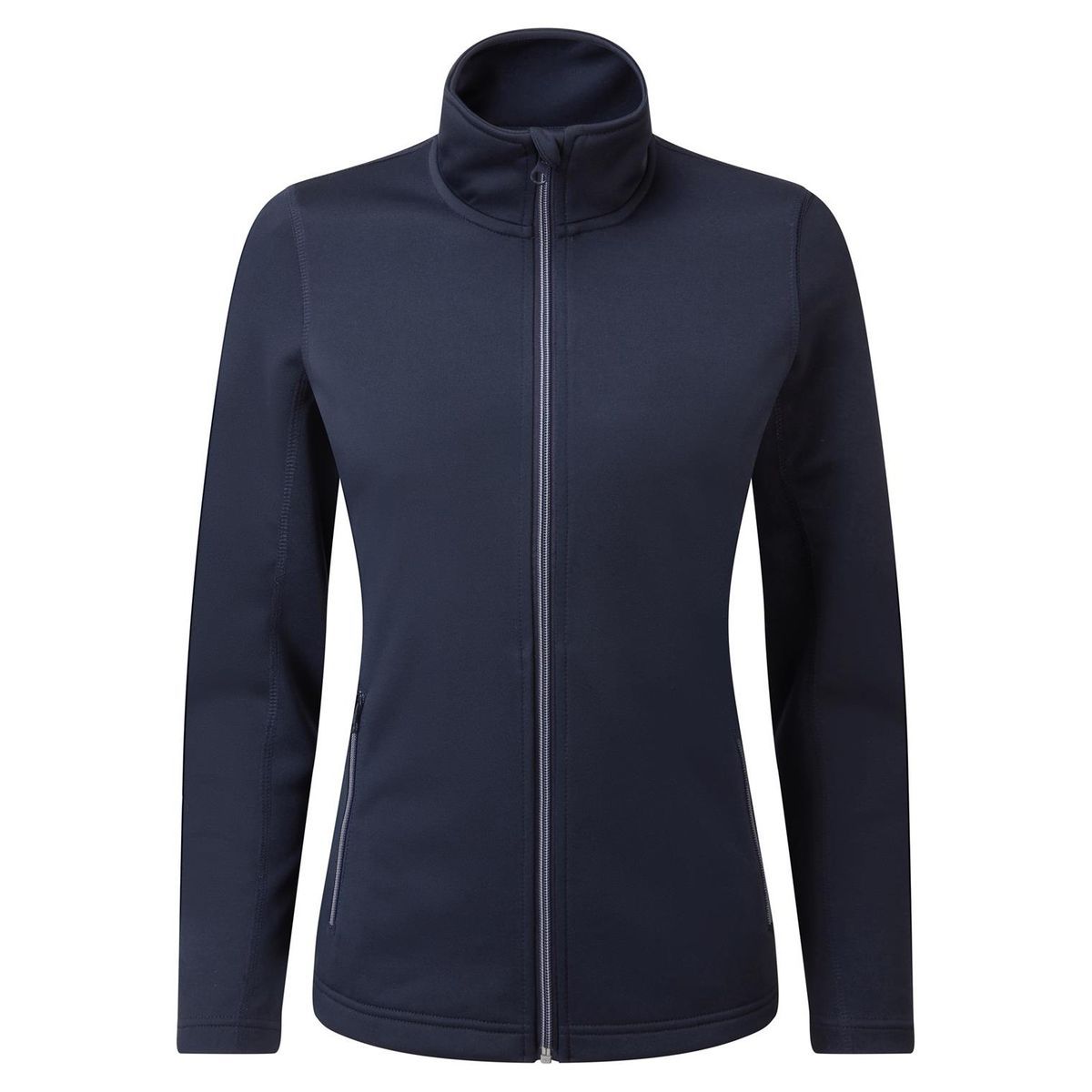 Premier Womens/Ladies Dyed Sweat Jacket (French Navy)