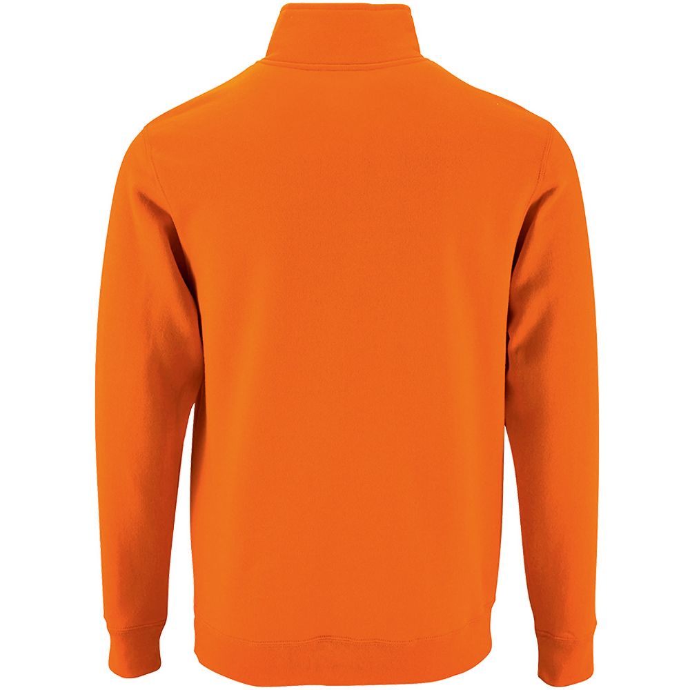 Sweatshirt mit Stehkragen und Viertelreißverschluss