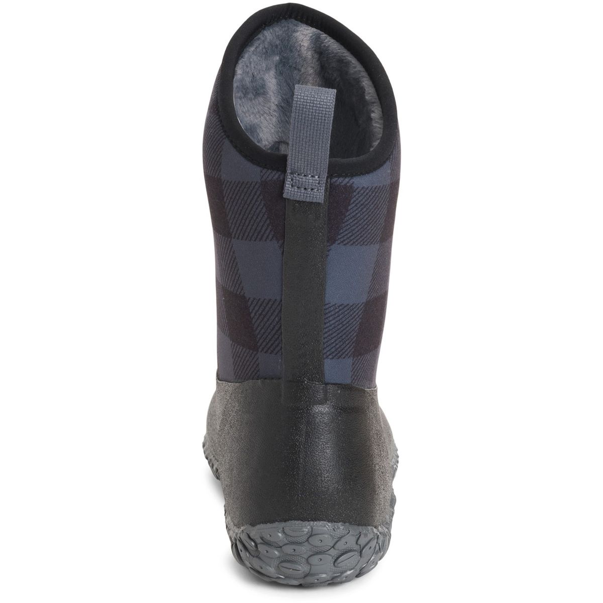 Isolierte Gummistiefel mit Karomuster