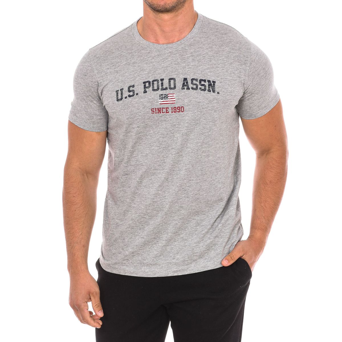 Klassisches T-Shirt mit Logo-Grafik