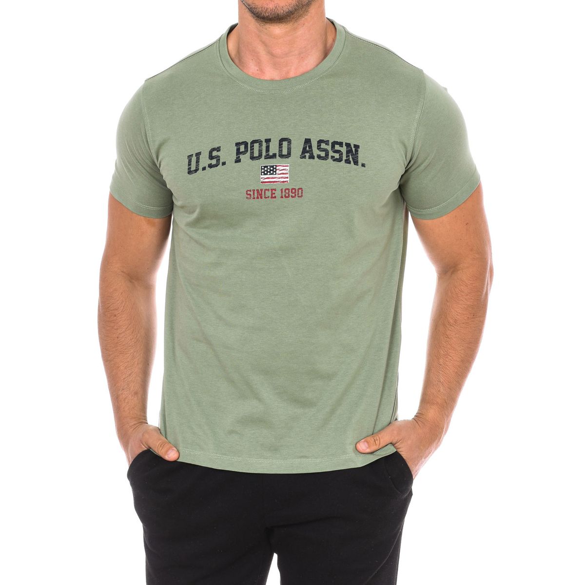 Klassisches T-Shirt mit Logo-Grafik