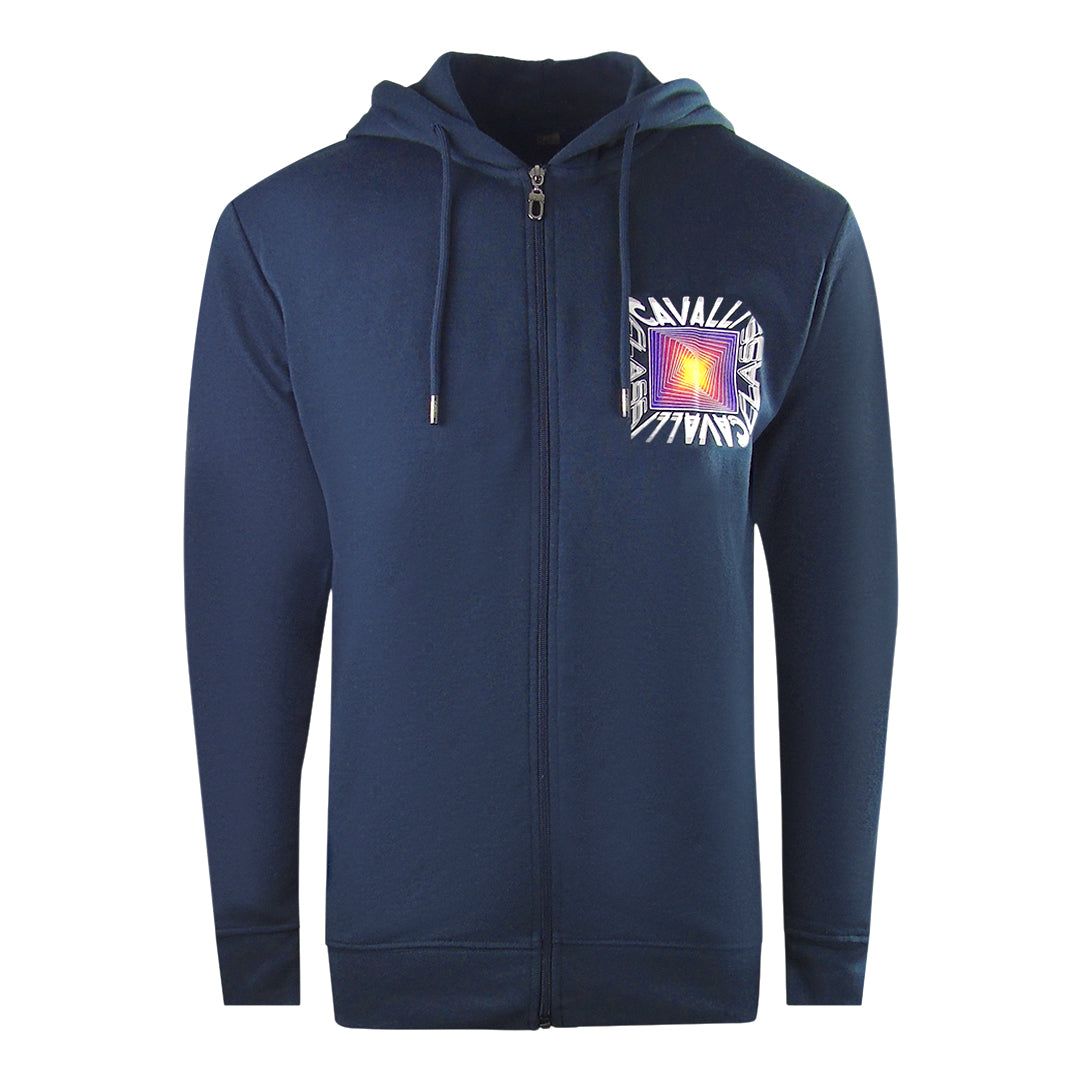 Moderner Kapuzenpullover mit Grafikdruck und Reißverschluss