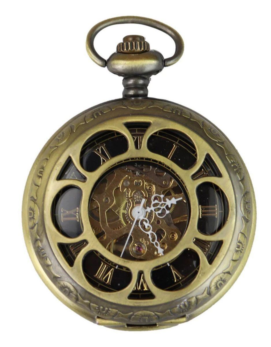Mechanische Vintage-Taschenuhr Double Hunter