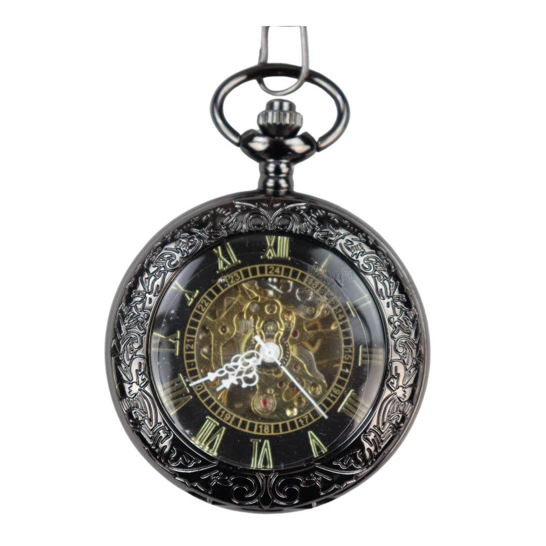 Mechanische Vintage-Taschenuhr Double Hunter
