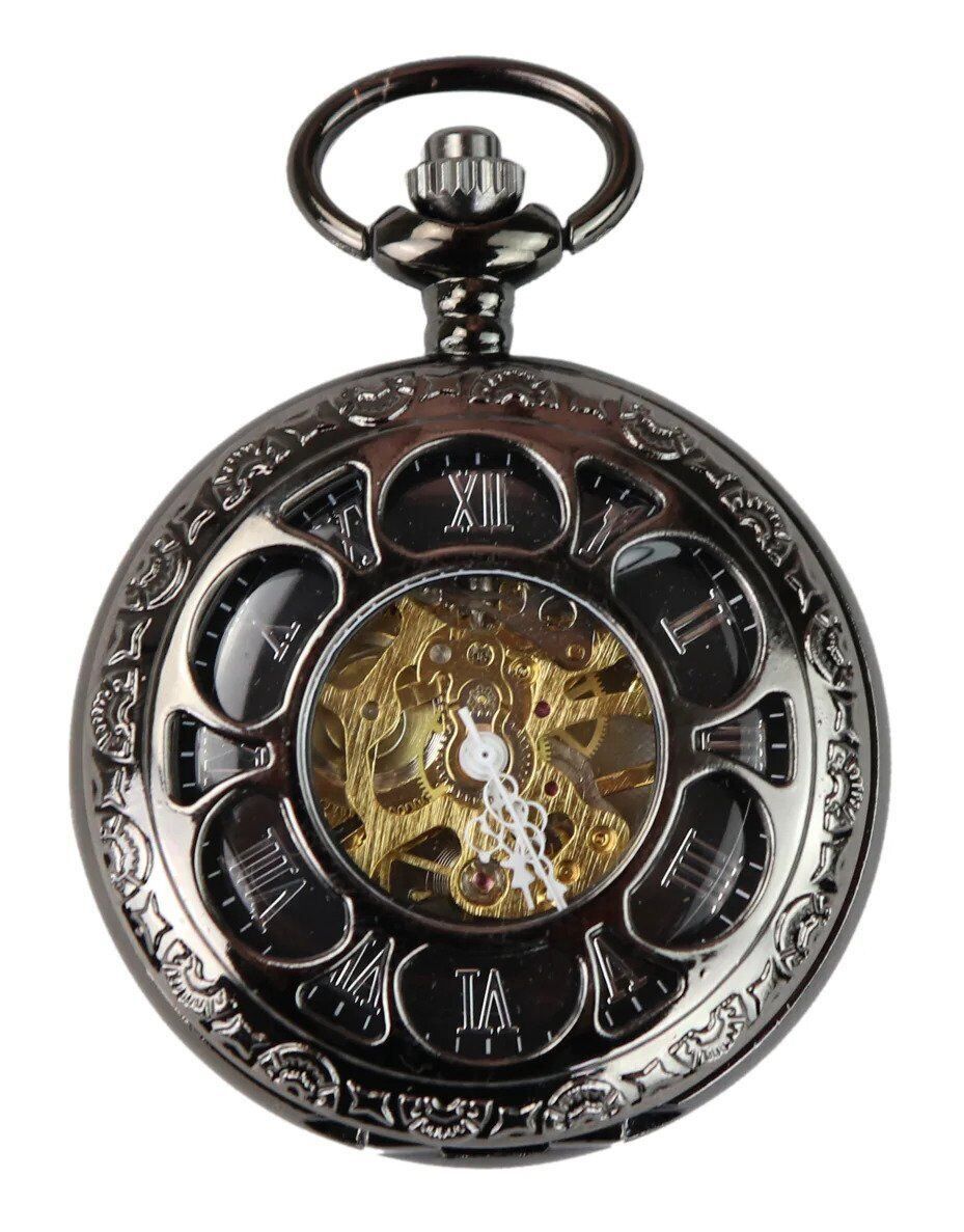 Mechanische Vintage-Taschenuhr Double Hunter