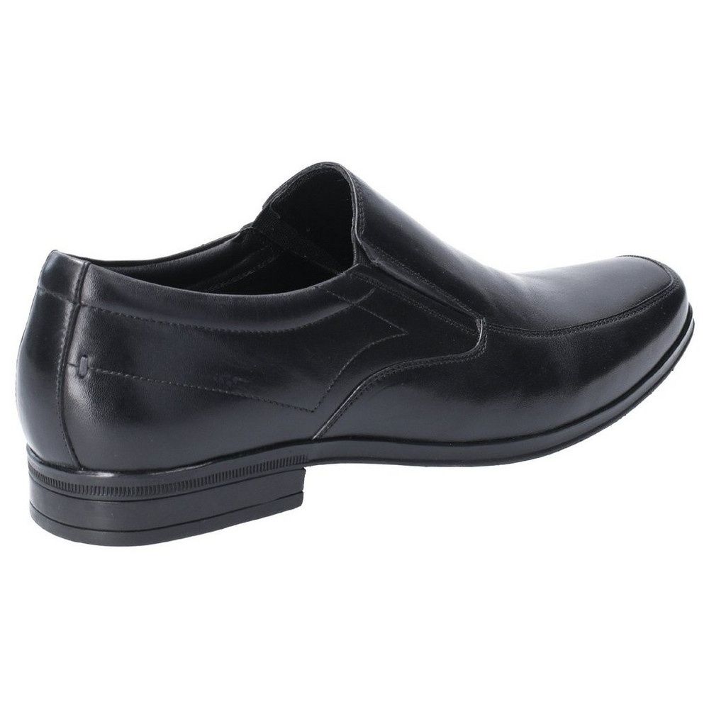 Polierte Leder-Slipper zum Reinschlüpfen