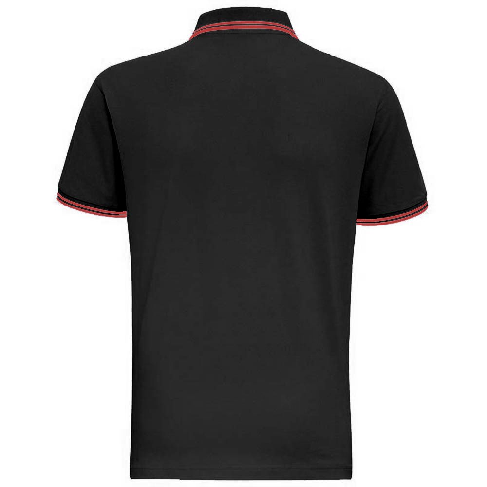 Klassisches Poloshirt mit Kontraststreifen