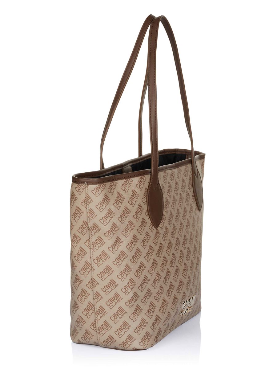 Minimalistischer Shopper aus Narbenkunstleder