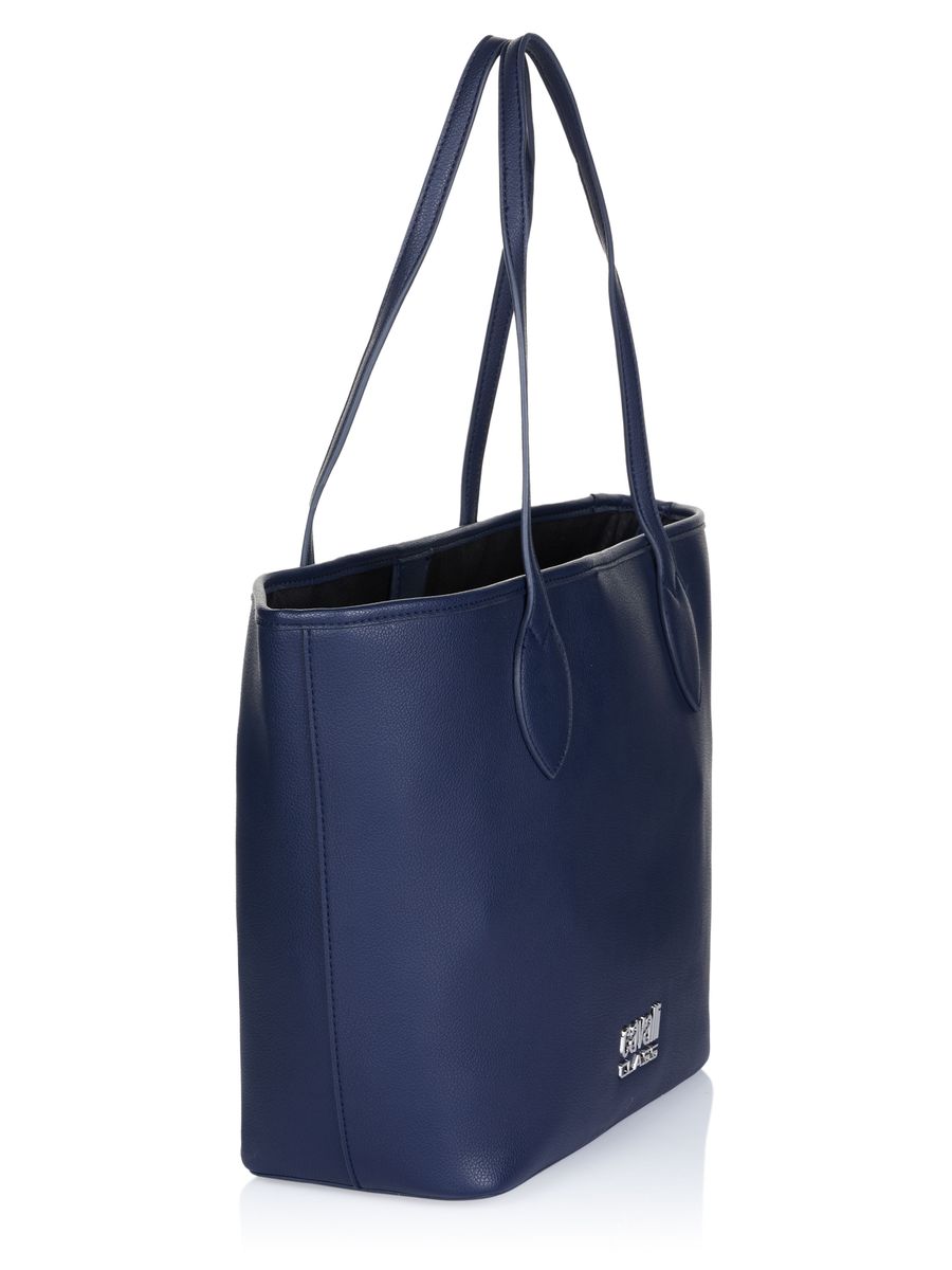 Minimalistischer Shopper aus Narbenkunstleder
