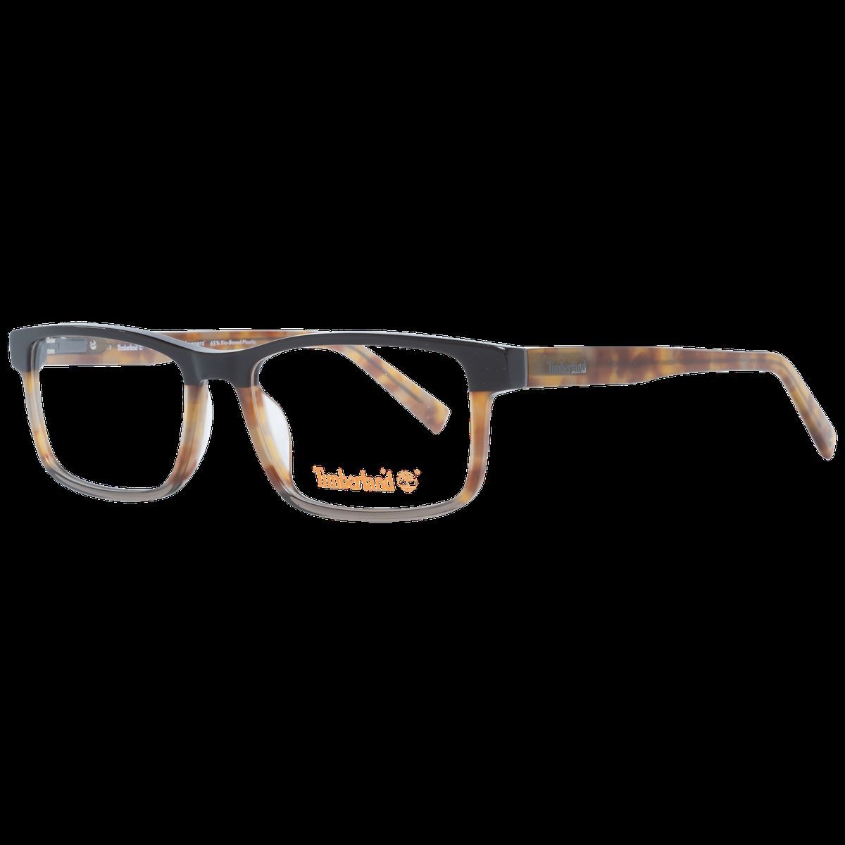Rechteckige optische Brille mit gemusterten Bügeln