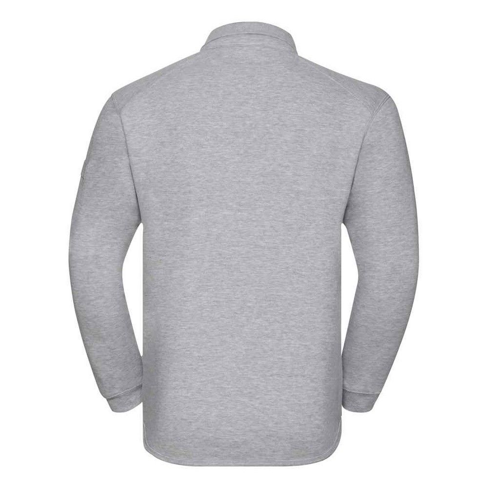 Langärmliges Polo-Sweatshirt mit Knopfleiste