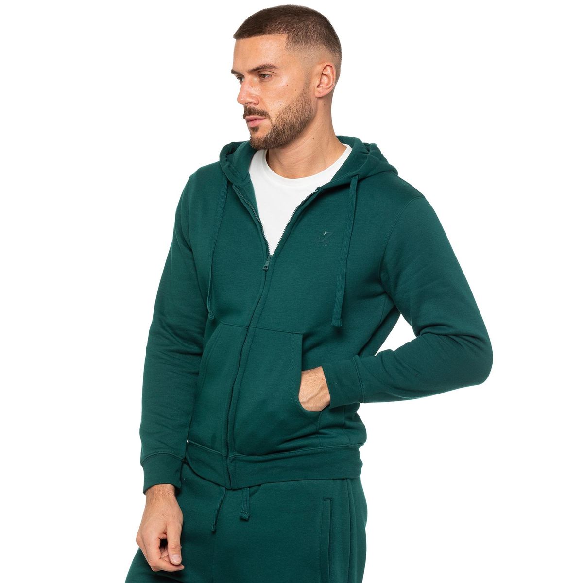 Essentieller Kapuzenpullover mit Reißverschluss