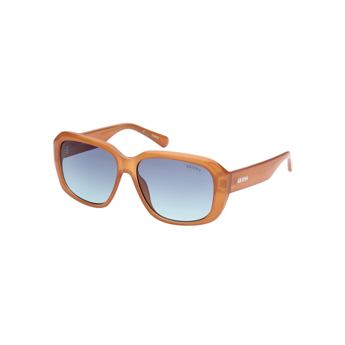 Quadratische Sonnenbrille mit Farbverlaufsgläsern