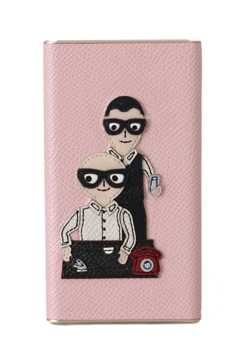 Dolce & Gabbana Charger USB Pink Leather #dgfamily Power Women's Bank