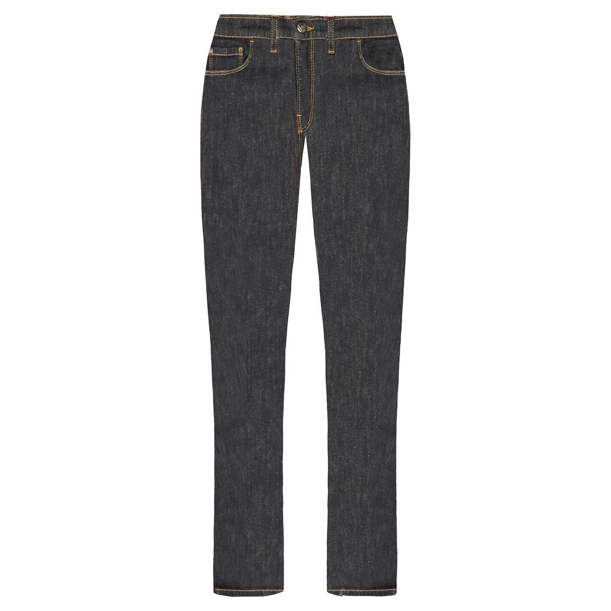Hoch taillierte, schmal geschnittene Jeans