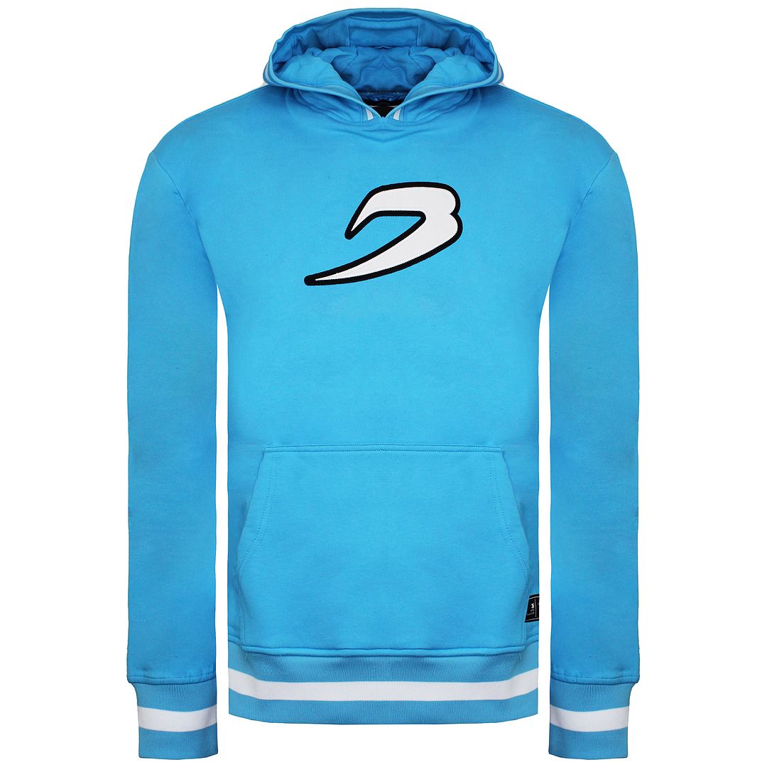 Lässiger Fleece-Hoodie mit Logo-Patch