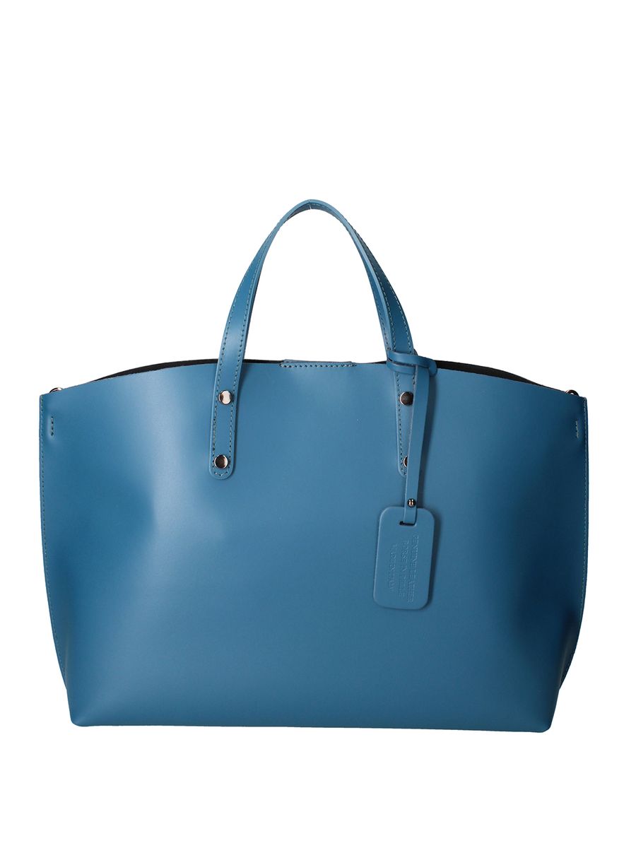 Elegante Leder Tragetasche