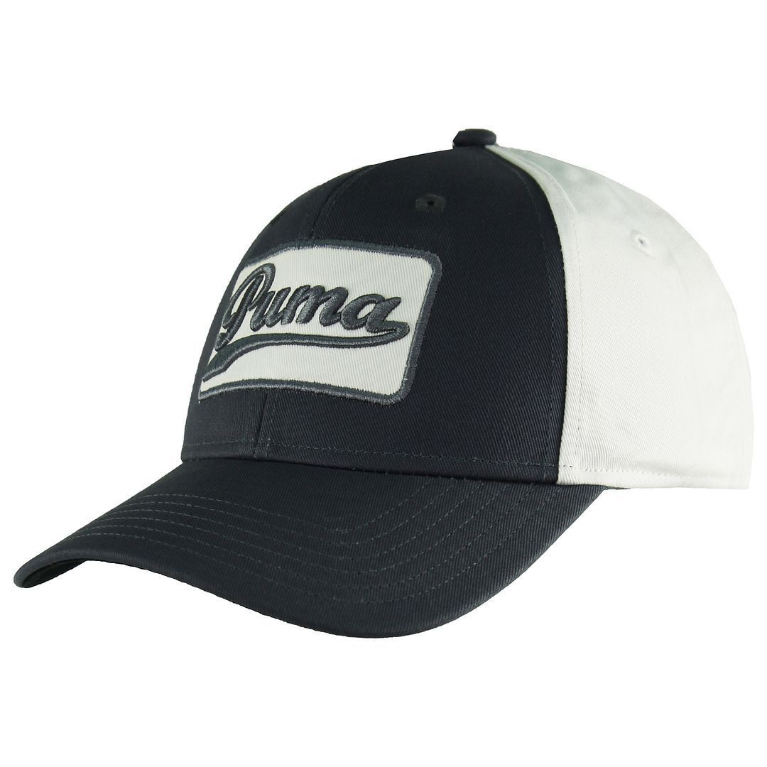 Zweifarbige Baseballkappe mit Logo