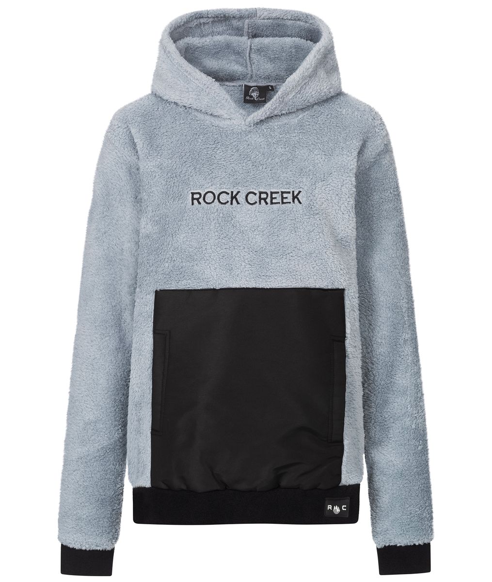 Colorblock Reißverschluss-Kapuzenpullover