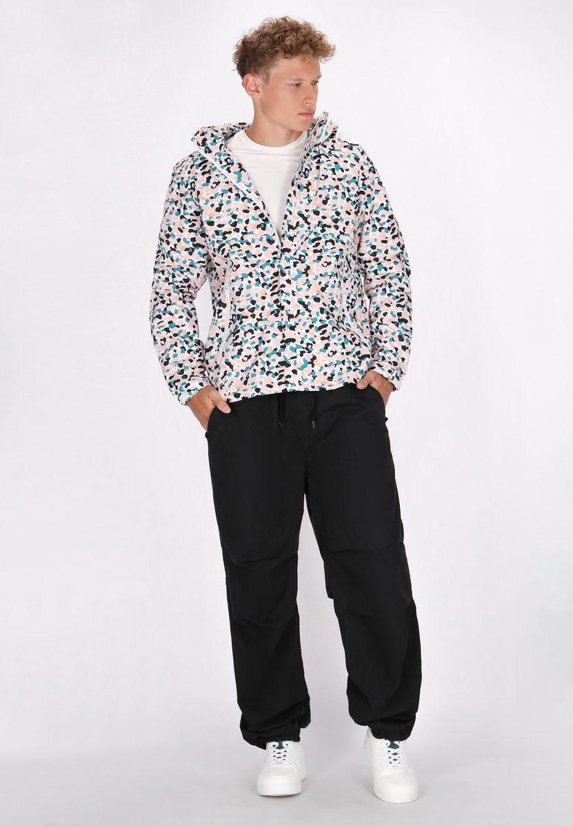 Windbreaker mit abstraktem Muster