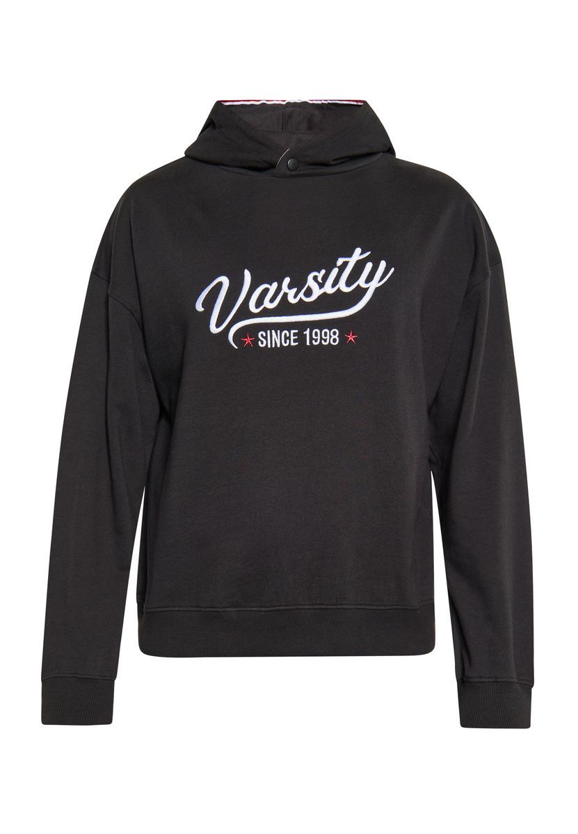 Varsity Grafikdruck Kapuzenpullover Sweatshirt