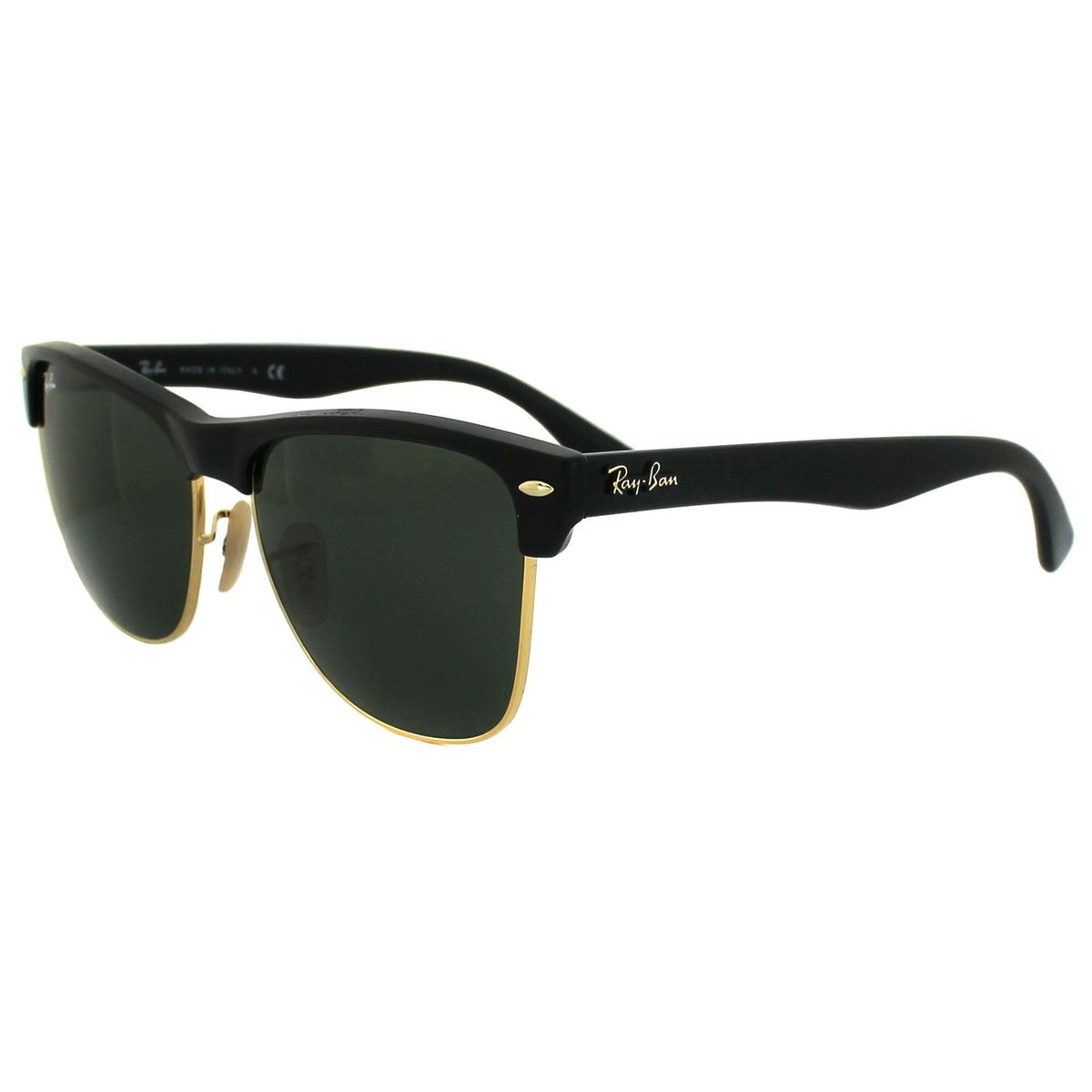 Übergroße Clubmaster Sonnenbrille in Ovaler Form