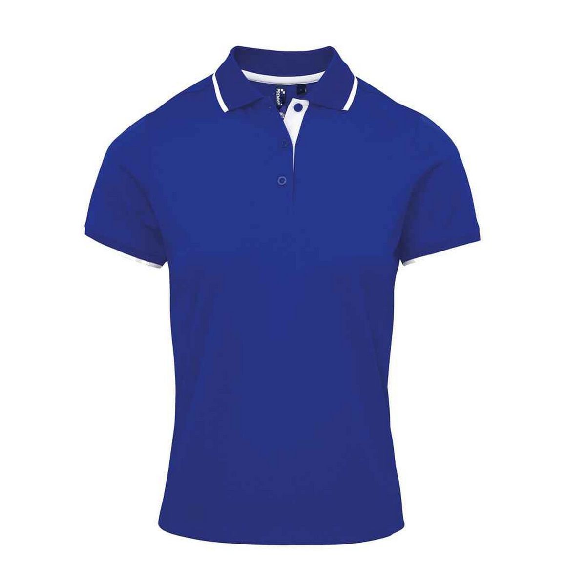 Kurzarm Poloshirt mit Kontrastbesatz