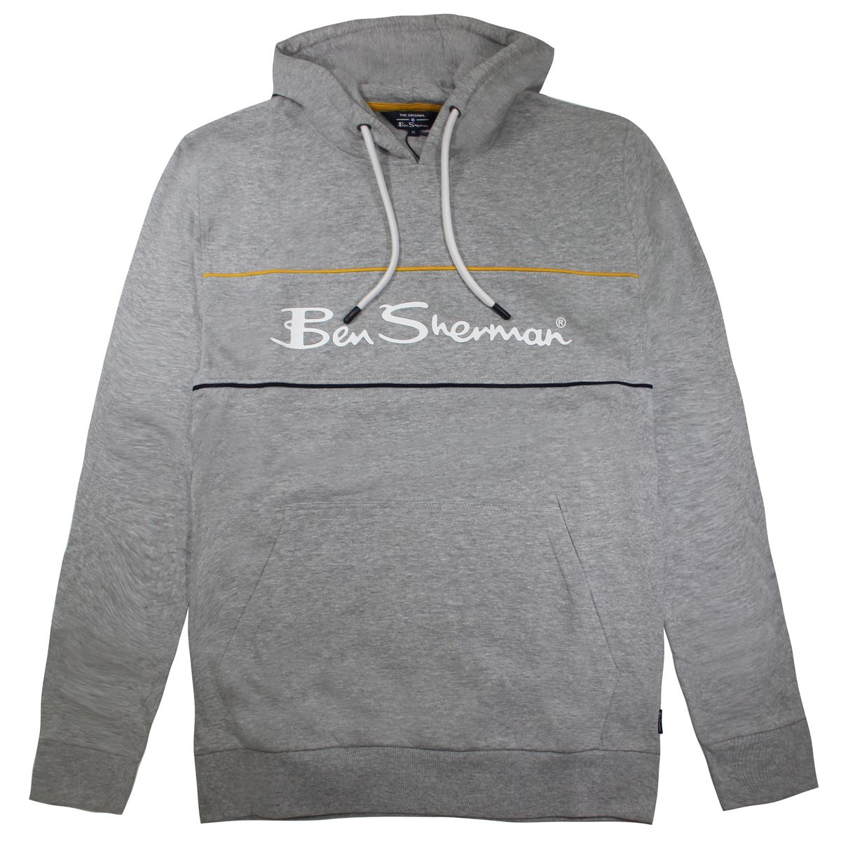 Bequemer grauer Hoodie mit Logo-Print