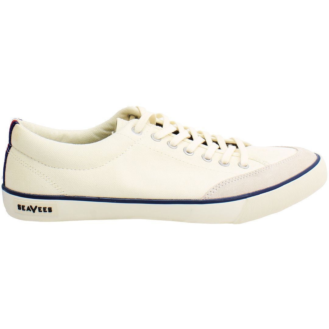 Seavees Westwood Tennis Weißer Canvas Sneaker