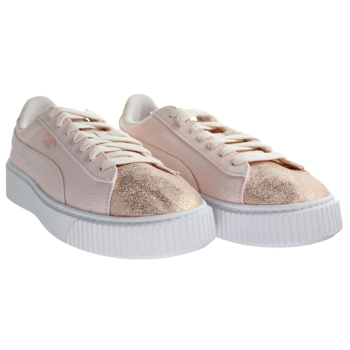Plattform-Basket mit Metallic-Kappe