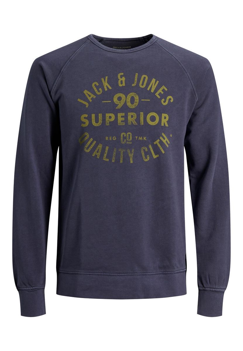Baumwoll-Sweatshirt mit Vintage-Logo-Print