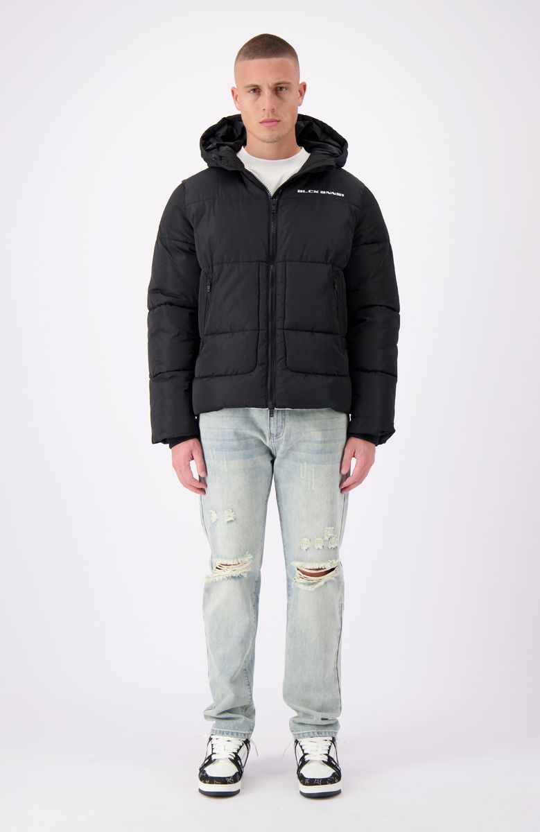 Gesteppte Pufferjacke mit Kapuze