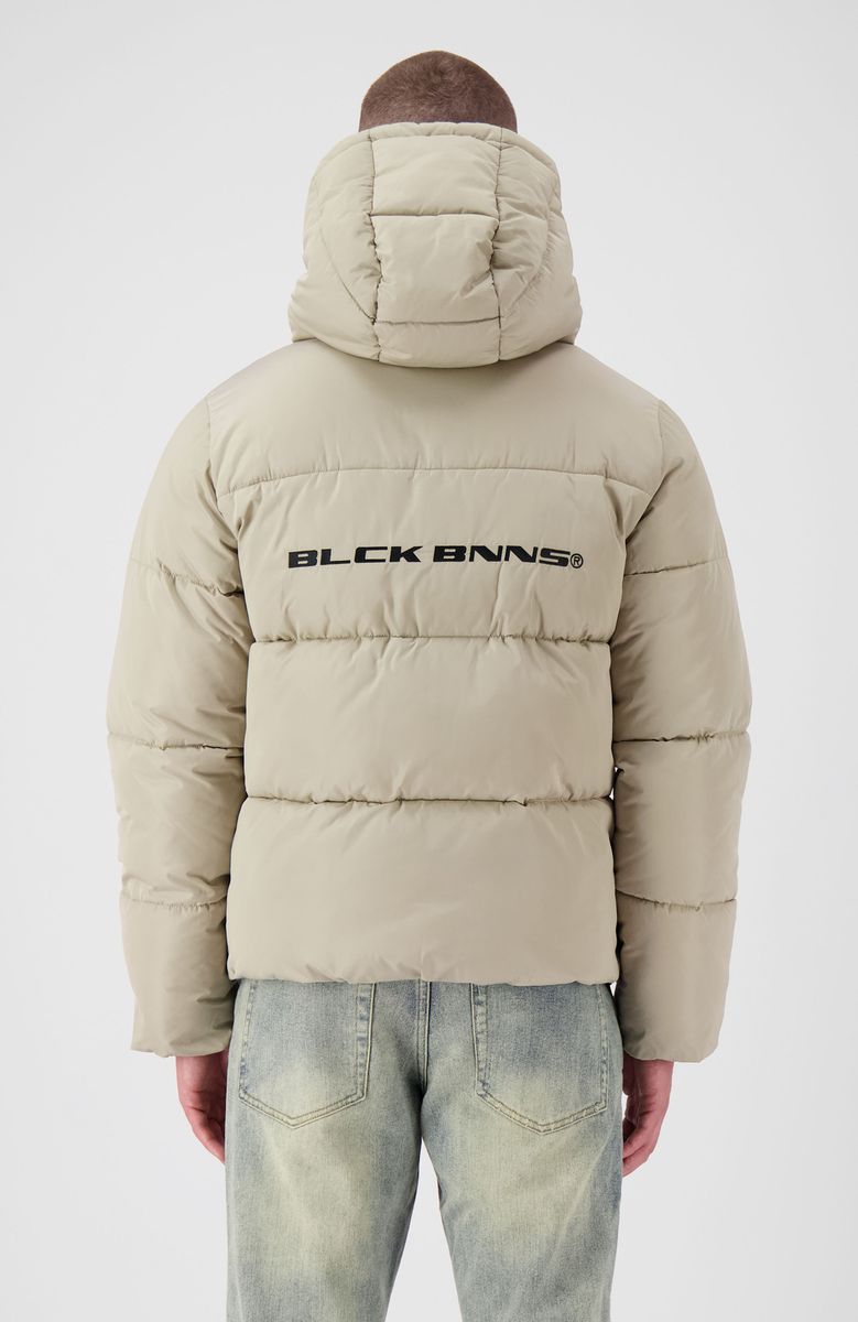 Gesteppte Pufferjacke mit Kapuze