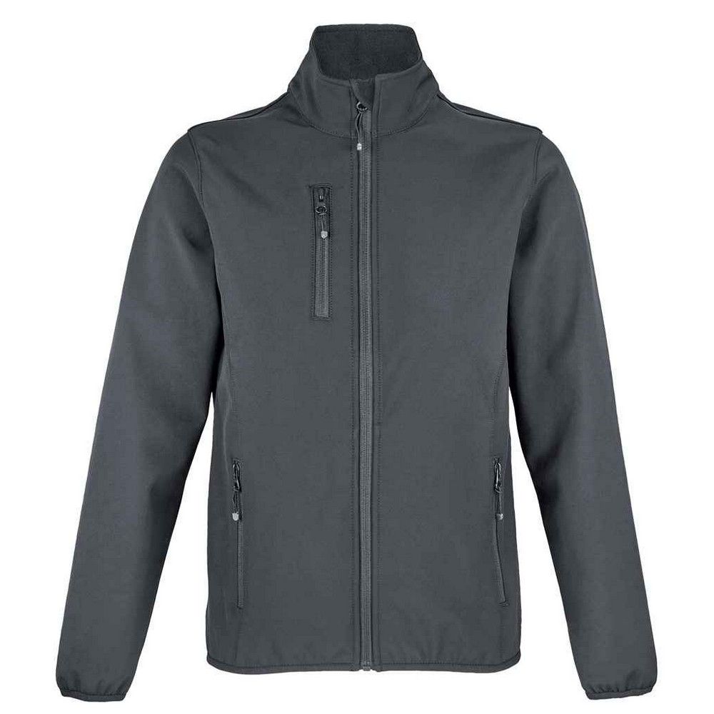 Recycelte Softshell-Jacke mit Reißverschluss