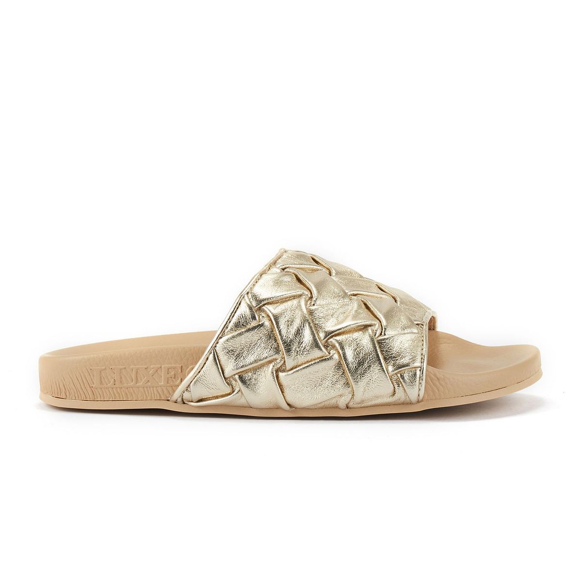 Geflochtene Leder-Komfort-Slipper
