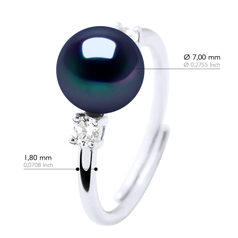 Ring mit echter Süßwasserperle