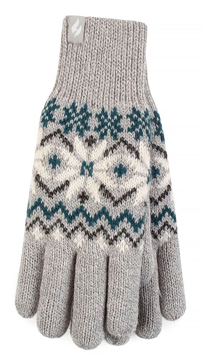 Heat Holders - Ladies Soft Thermal Gloves - Hellgrau